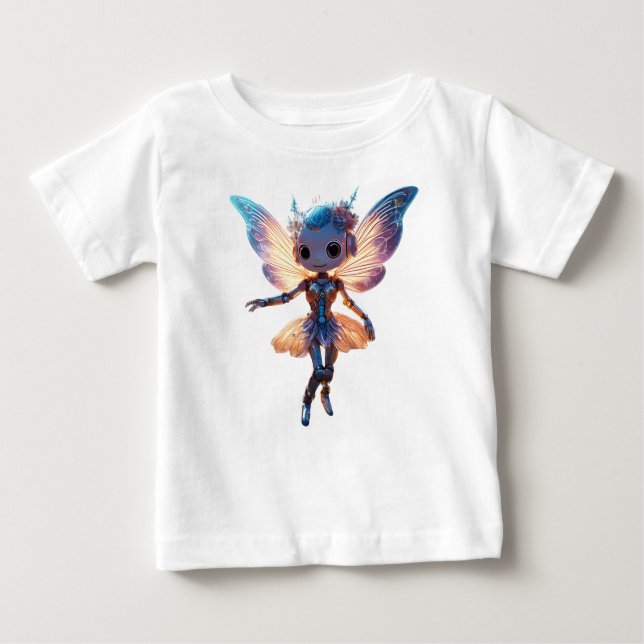 Camiseta Cute Ballerina Dancing Robot Pixie (Frente)