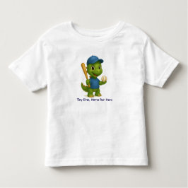 Camiseta Cute Baseball Dino Shirt for Kids