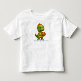 Camiseta Cute Basketball Dino Shirt for Kids