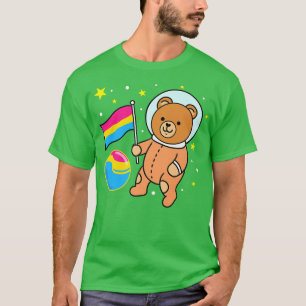 Camiseta Cute Bear Astronaut Pan Pride Premium538