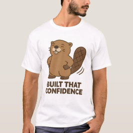 Camiseta Cute Beaver “Built That Confidence”