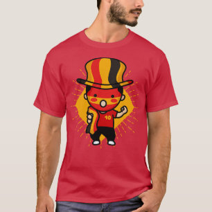 Camiseta Cute Belgium Fan Kawaii Cute Supporter Belga