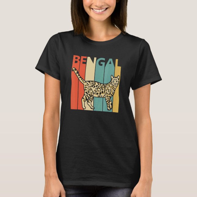 Camiseta Cute Bengal Cat (Frente)