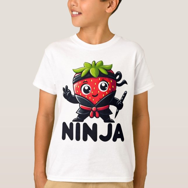 Camiseta Cute Berry Sneaky Ninja (Frente)