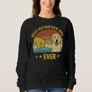 Camiseta Cute Best Golden Retriever Dad Ever Vintage Puppy