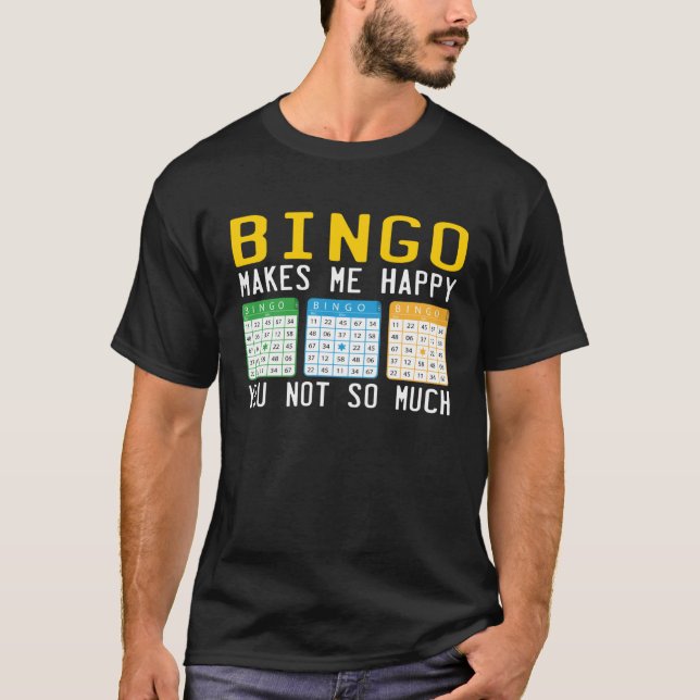 Camiseta Cute Bingo For Casino Game Bingo (Frente)