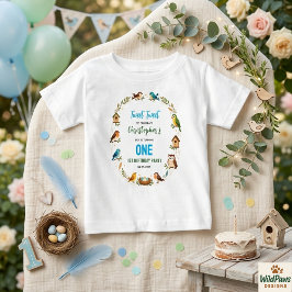 Camiseta Cute Birds 1st Birthday Party – Fun Kids 
