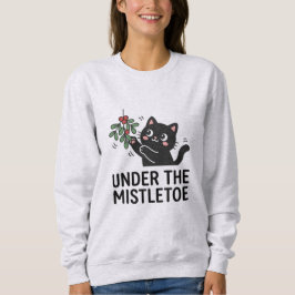 Camiseta Cute Black Cat Plant Holiday Cartoon Christmas