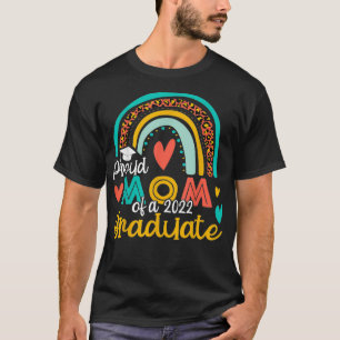 Camiseta Cute Boho Rainbow Orgulhoso Mãe De Um Formando 20