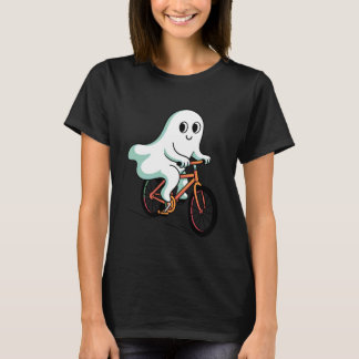 Camiseta Cute Boo Ghost Cycling Halloween Toddler Kids Tric