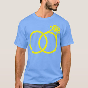 Camiseta Cute Bridesmaid Bachelorette Party Bride Rings