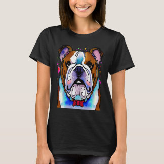Camiseta Cute Bulldog Watercolour for bulldog lovers, Men W