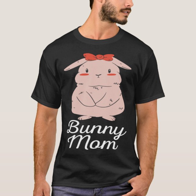 Camiseta Cute Bunny Mom (Frente)