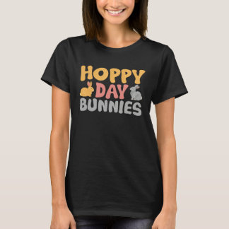 Camiseta Cute Bunny Rabbit Hoppy Day Bunnies