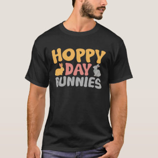 Camiseta Cute Bunny Rabbit Hoppy Day Bunnies