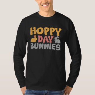 Camiseta Cute Bunny Rabbit Hoppy Day Bunnies