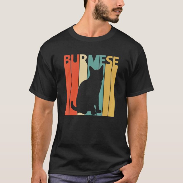 Camiseta Cute Burmese Cat (Frente)