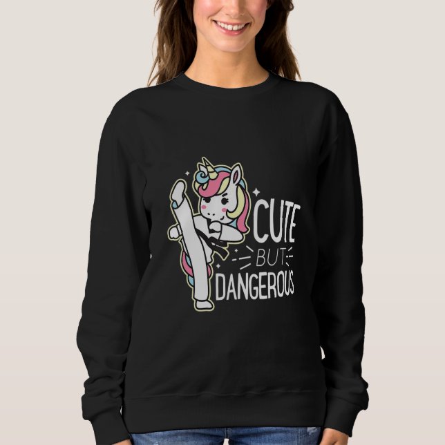 Camiseta Cute But Dangerouss Karate Taekwondo Funny For Men (Frente)