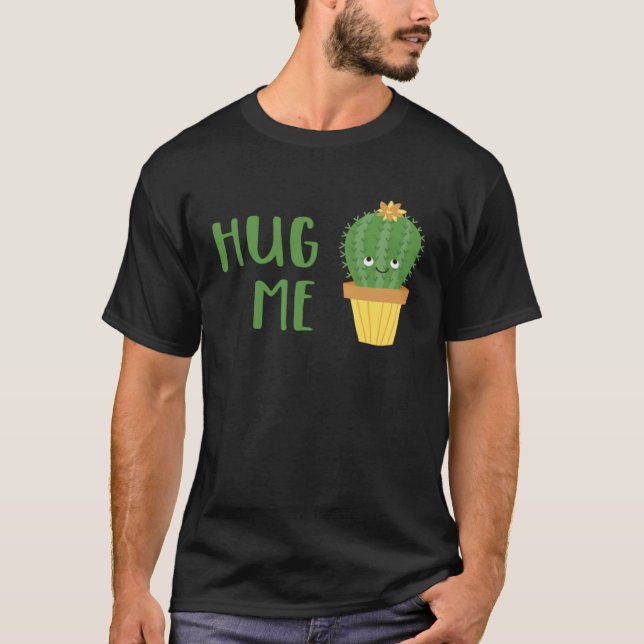 Camiseta Cute Cactus Me Abraçando (Frente)