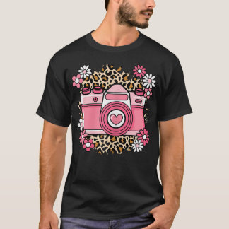 Camiseta Cute Camera Photography Love Photographer Women Gi
