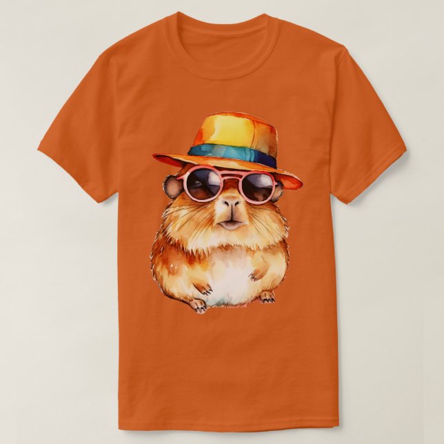 Camiseta Cute Capybara (Frente do Design)