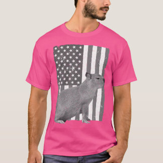 Camiseta Cute Capybara Cavy Rodent Capybara
