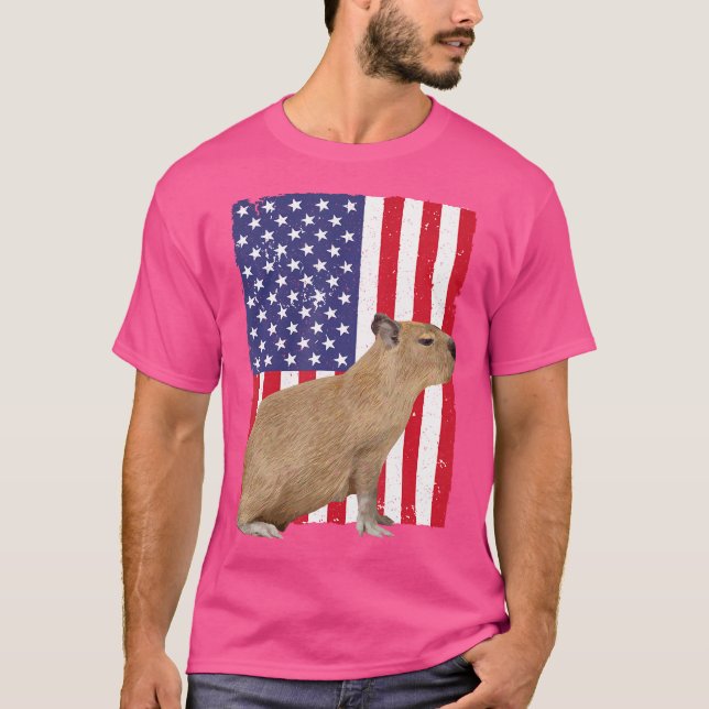 Camiseta Cute Capybara Cavy Rodent Capybara (Frente)