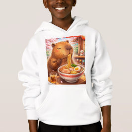 Camiseta Cute Capybara Eating Ramen