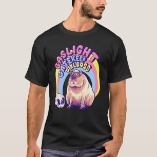 Camiseta Cute Capybara Gaslight Gatehold Girlpatrão