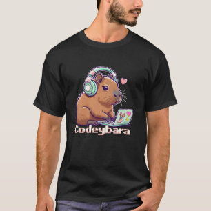 Camiseta Cute Capybara Laptop Kawaii Capybaras Lover Geek G