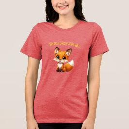 Camiseta Cute Cartoon Fox – Adorable Kawaii Style