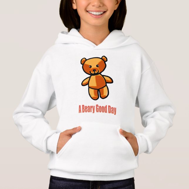 Camiseta Cute Cartoon Teddy Bear Pun Illustration (Frente)