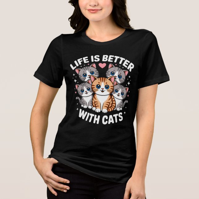 Camiseta Cute cat (Frente)