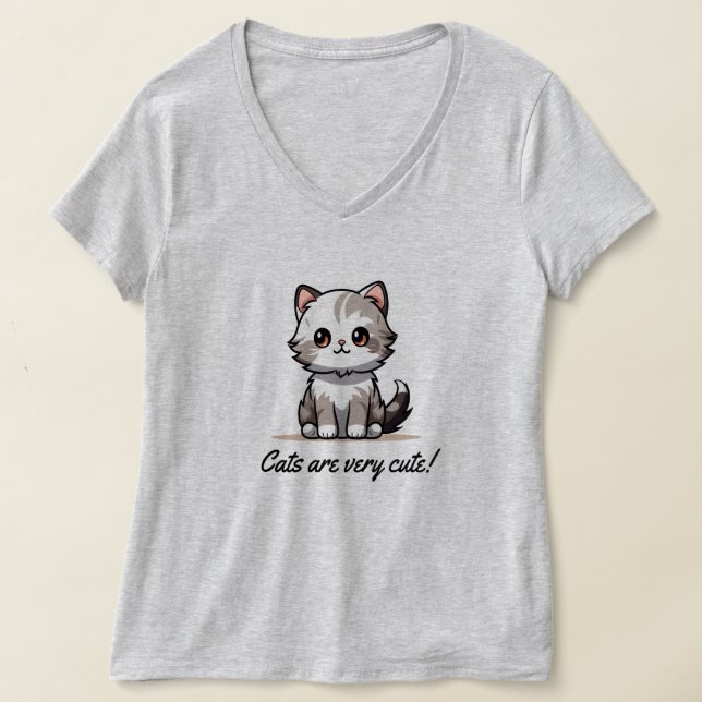 Camiseta Cute Cat (Postura )