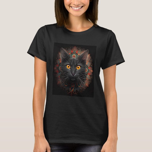 Camiseta Cute Cat  1 (Frente)