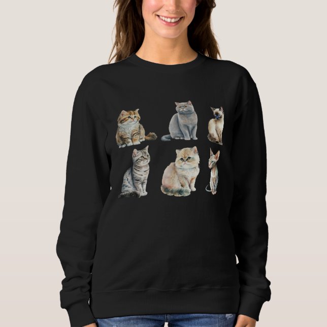 Camiseta Cute Cat Motifs Cat (Frente)