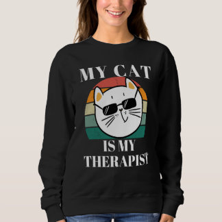Camiseta Cute Cat My Cat is My Therapist