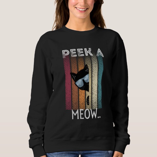 Camiseta Cute Cat Peek A Meow (Frente)