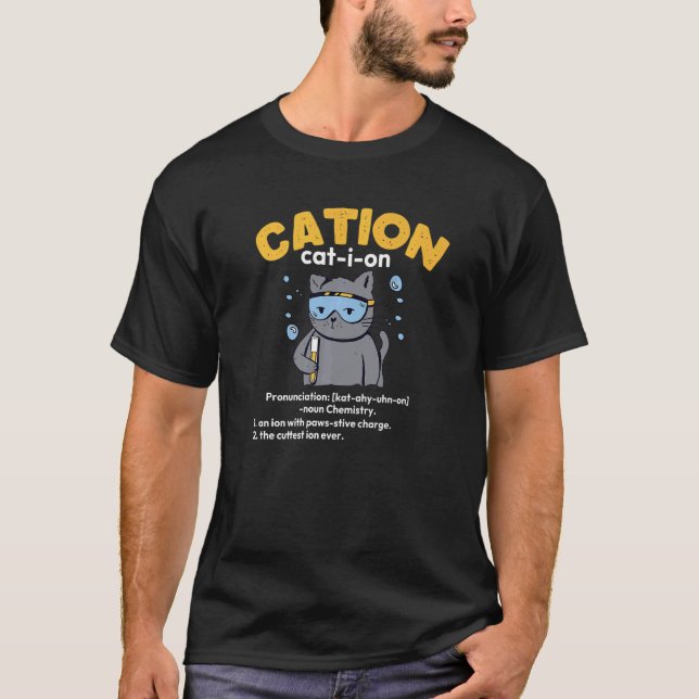 Camiseta Cute Cation Gato Ion (Frente)