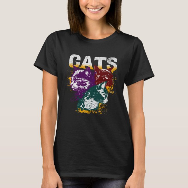 Camiseta Cute Cats Cat  Cat Owner Kitten  Men Women Kids (Frente)