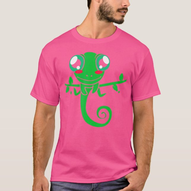 Camiseta Cute Chameleon (Frente)