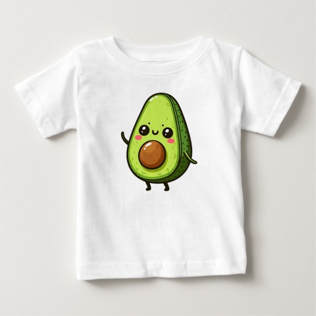 Camiseta Cute Chibi Avocado (Frente)