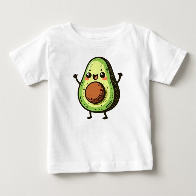 Camiseta Cute Chibi Avocado (Frente)