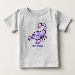 Camiseta Cute Chibi Escorpião Zodíaco
