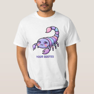 Camiseta Cute Chibi Escorpião Zodíaco