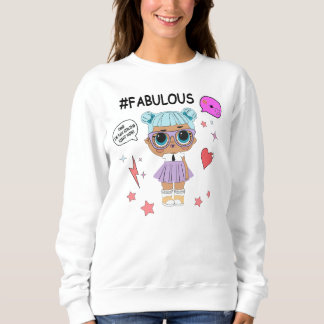 Camiseta Cute Chibi Girl Graphic Sweater – Pastel Fashion