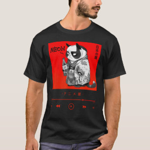 Camiseta Cute Chibi Neko no Elegante japonês Kimono Robe