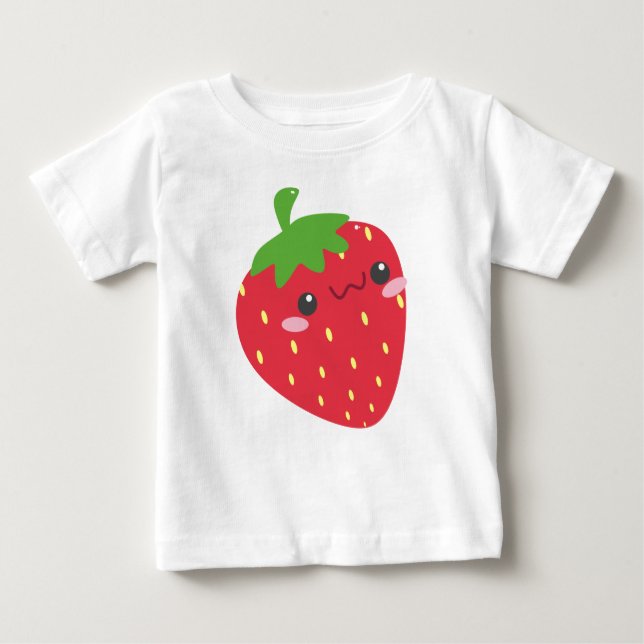 Camiseta Cute Chibi Strawberry (Frente)