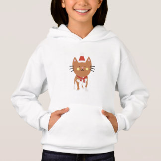 Camiseta Cute Christmas Cat – Winter Cat With Scarf & Hat