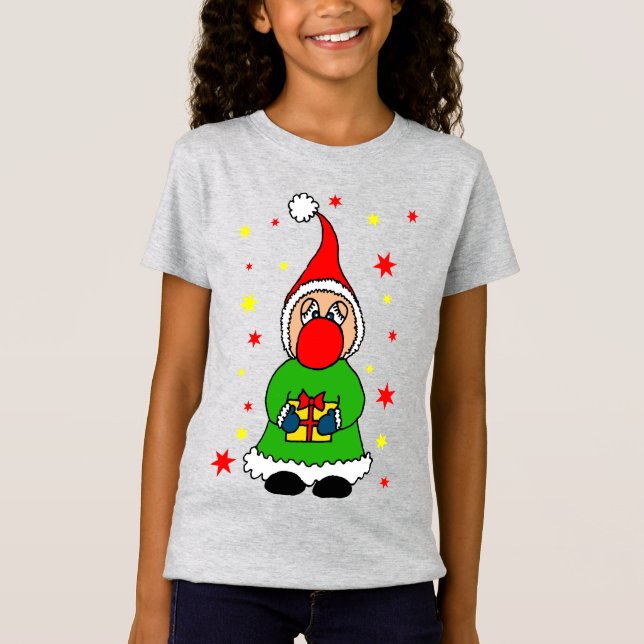 Camiseta Cute Christmas elf (Frente)